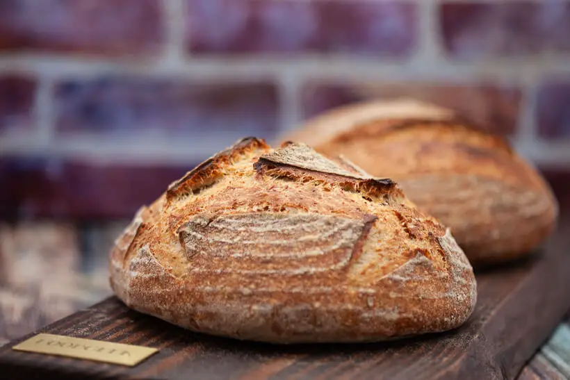 The easiest sourdough bread on a Foodgeek board