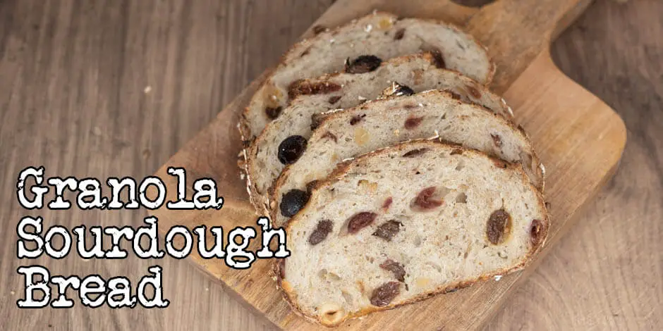 Granola Sourdough Bread - An easy recipe for muesli sourdough bread