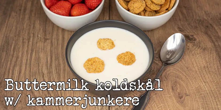 Buttermilk koldskål recipe | Amazing Danish summer food