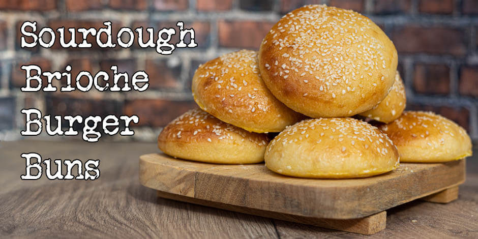 Sourdough brioche burger buns recipe | easy and delicious burger buns