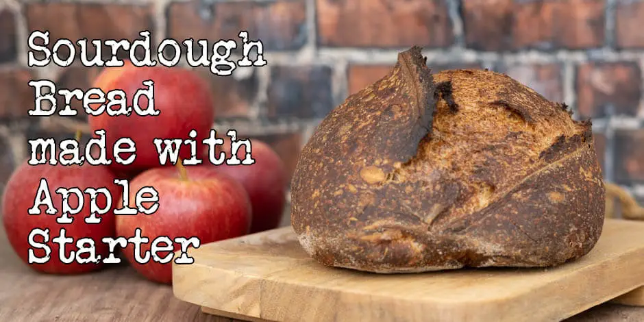 Bread with apple sourdough starter
