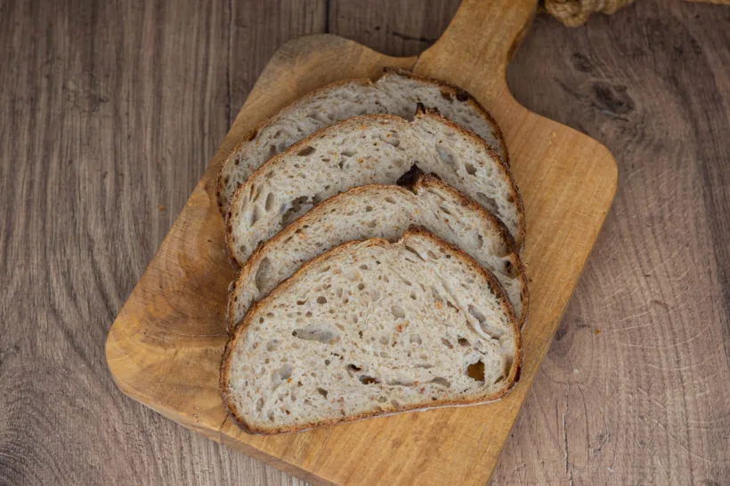 Parbaking bread can give you this amazing crumb 