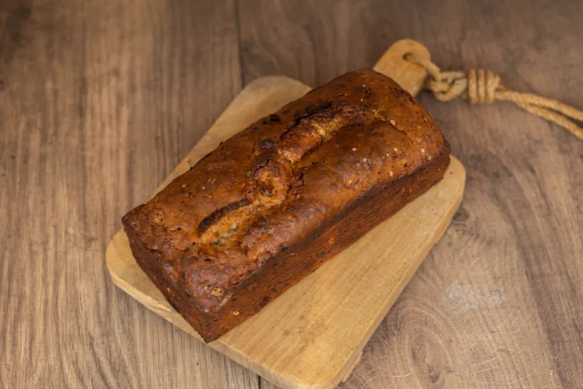 amazing 3-ingredients banana bread made with this recipe