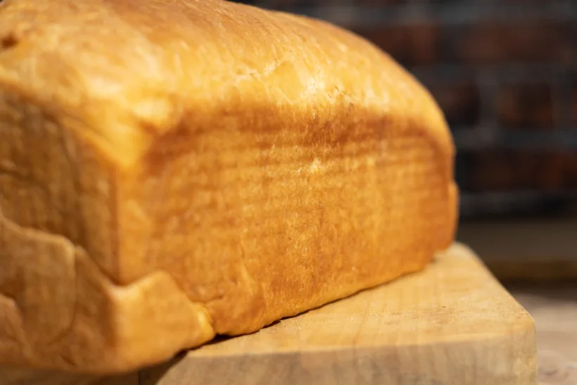Close up of homemade wonder bread