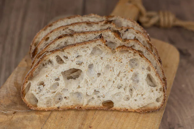 the crumb a loaf made with this pain de campagne recipe